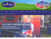 Tablet Screenshot of crazycandles.com.au